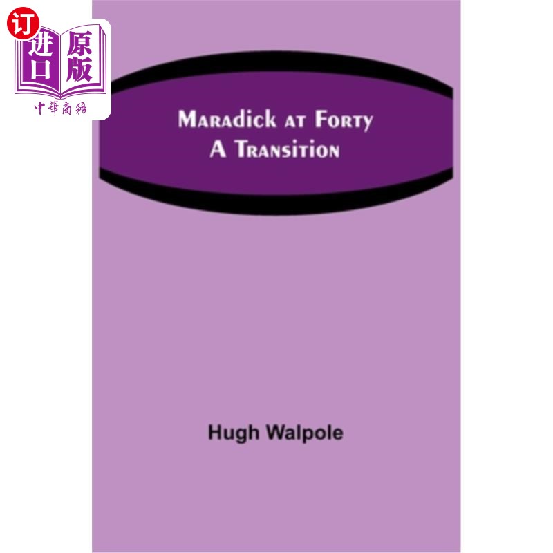 海外直订Maradick at Forty: A Transition 40岁的马拉迪克:一个转变