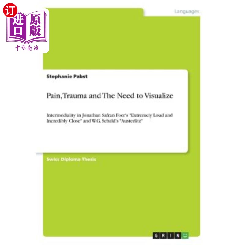海外直订Pain, Trauma and The Need to Visualize: Intermediality in Jonathan Safran Foer's 痛苦、创伤和视觉化的需要: