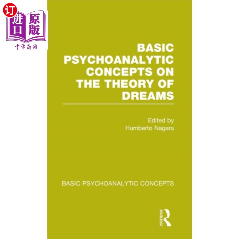 海外直订Basic Psychoanalytic Concepts on the Theory of D... 关于梦理论的基本精神分析概念