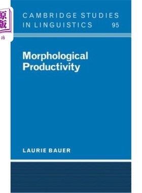 海外直订Morphological Productivity 形态生产力
