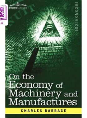 海外直订On the Economy of Machinery and Manufactures 论机械与制造业的经济性