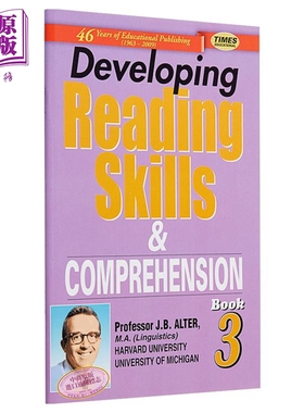 DEVELOPING READING SKILLS&COMPREHENSION3 培养阅读理解能力3 英文原版 【中商原版】