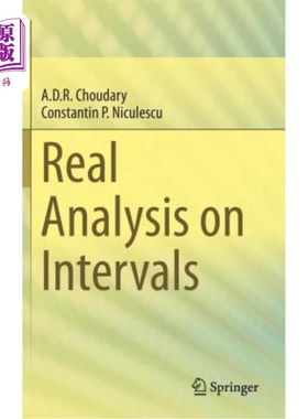 海外直订Real Analysis on Intervals 区间的实分析
