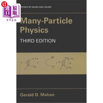 海外直订Many-Particle Physics 多粒子物理学
