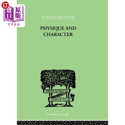 海外直订Physique and Character 体质与性格