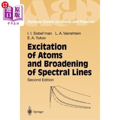 海外直订Excitation of Atoms and Broadening of Spectral Lines 原子的激发和谱线的展宽