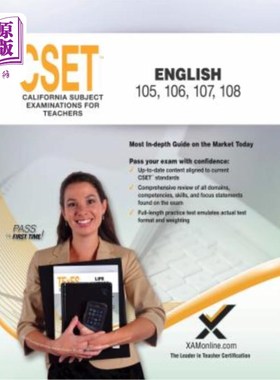 海外直订Cset English (105, 106, 107, 108) CSET英语（105、106、107、108）