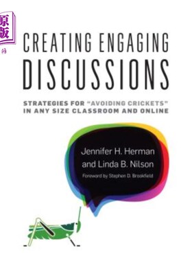 海外直订Creating Engaging Discussions: Strategies for Avoiding Crickets in Any Size Clas 创建引人入胜的讨论:在任何