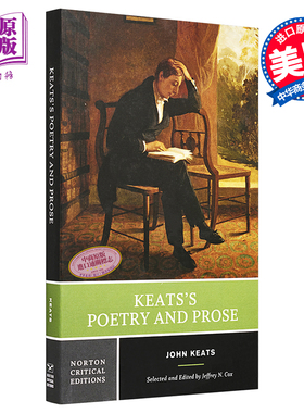 Keats’s Poetry and Prose 英文原版 济慈诗歌及散文选 John Keats【中商原版】