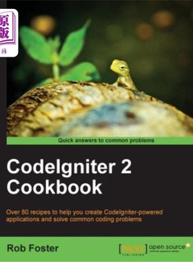 海外直订Codeigniter 2 Cookbook 编码器点火器2食谱