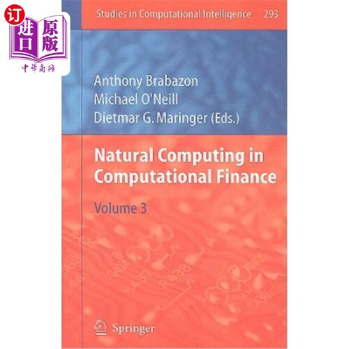 海外直订Natural Computing in Computational Finance, Volume 3 计算金融中的自然计算，第3卷 - 封面