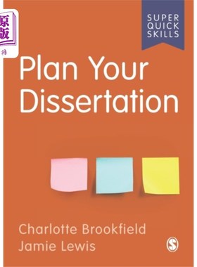 海外直订Plan Your Dissertation 计划你的论文