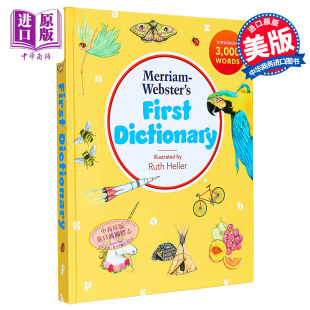 12岁 儿童词典 Webster 英文原版 first 麦林韦氏儿童初级插图字典 dictionary 图画字典 中商原版 Merriam