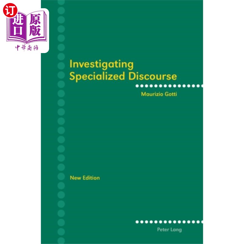 海外直订Investigating Specialized Discourse 调查的专业话语