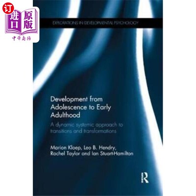 海外直订Development from Adolescence to Early Adulthood 从青春期到成年早期的发展