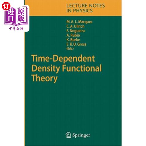 海外直订Time-Dependent Density Functional Theory 含时密度泛函理论
