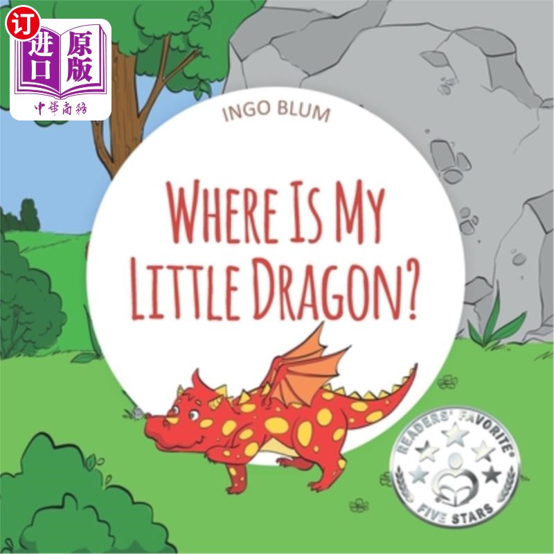 海外直订Where Is My Little Dragon?: A Funny Seek-And-Find Book 我的小龙在哪里一本有趣的寻觅书