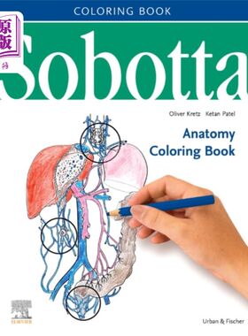 海外直订医药图书Sobotta Anatomy Coloring Book ENGLISCH/LATEIN 索博塔解剖着色书英文/拉丁文