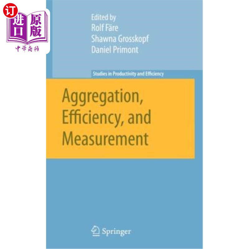 海外直订Aggregation, Efficiency, and Measurement 聚合、效率和度量