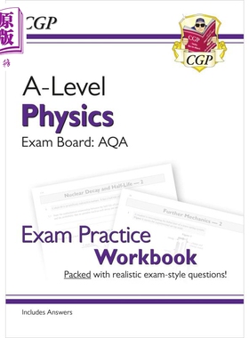 英国CGP A-Level Physics: AQA Year 1 & 2 Exam Practice Workbook - includes Answers【中商原版】