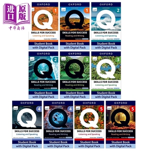 牛津学术英语教材第四版技能成功学生书1-5级 Q Skills for Success Fourth Edition L1-5 职业听力口语阅读写作【中商原版】