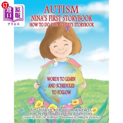 海外直订nina's first story book: how to do your child story book 尼娜的第一本故事书：如何做你的孩子的故事书