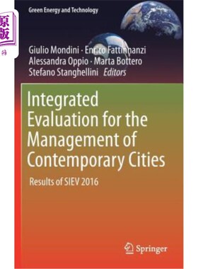 海外直订Integrated Evaluation for the Management of Contemporary Cities: Results of Siev 当代城市管理综合评价：2016