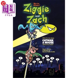Creeps and Capture 海外直订Ziggie While Ziggie和Zach：当城市沉睡时 Catman Sleeps Zach 猫人 Mouse City the