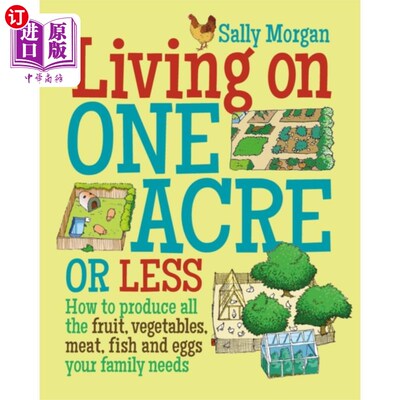 海外直订Living on One Acre or Less 一英亩或更少的土地