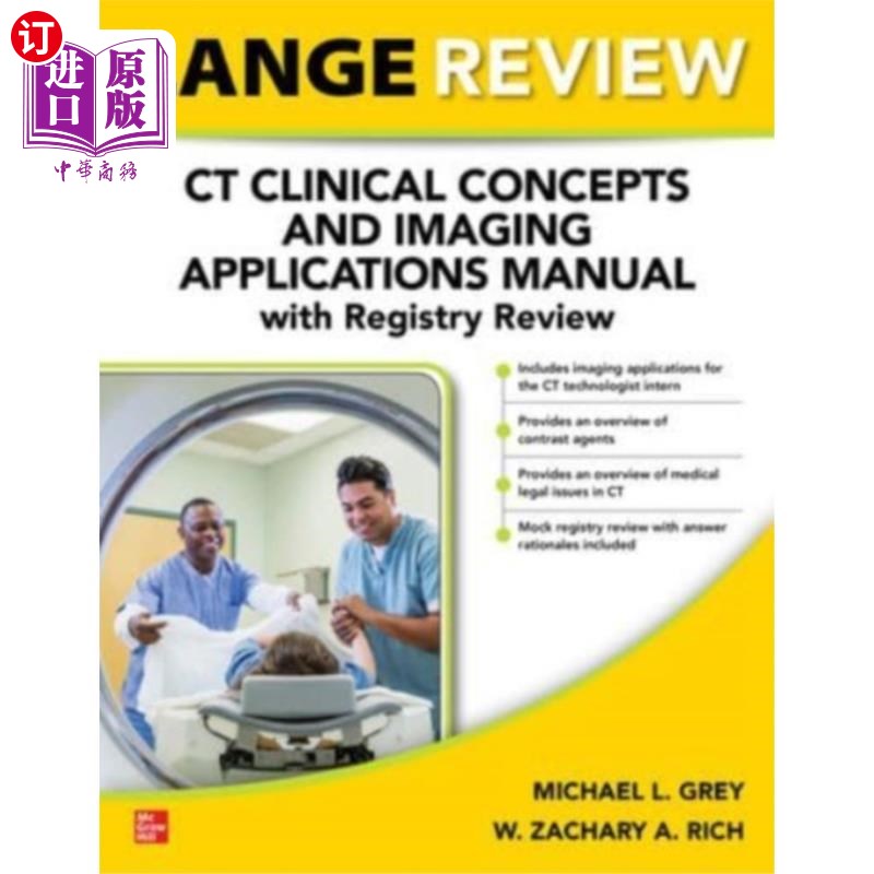 海外直订医药图书LANGE Review: CT Clinical Concepts and Imaging A... LANGE综述:CT临床概念和成像应用手册与注册表综述