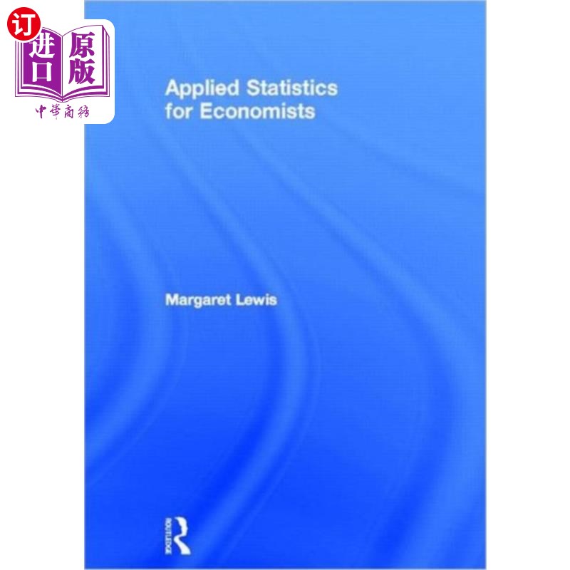 海外直订Applied Statistics for Economists 经济学家应用统计学
