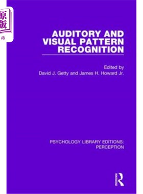 海外直订Auditory and Visual Pattern Recognition 听觉和视觉模式识别