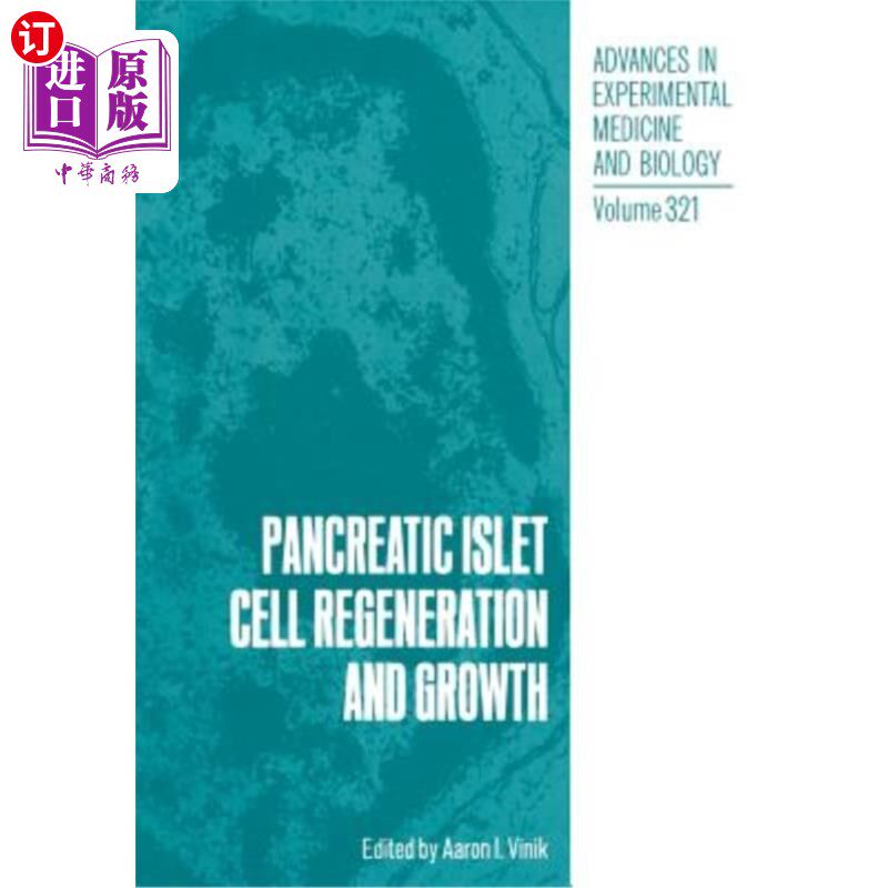 海外直订医药图书Pancreatic Islet Cell Regeneration and Growth 胰岛细胞再生与生长