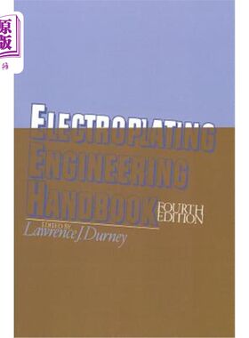 海外直订Electroplating Engineering Handbook 电镀工程手册