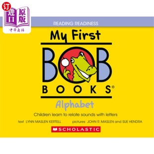 海外直订My Phonics Letter Sounds Alphabet Bind 第一本鲍勃书 字母精装 Books Hardcover Ages 我 Bob First