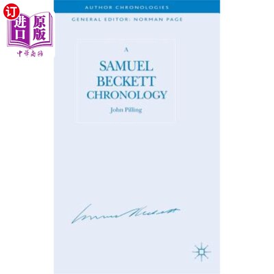 海外直订A Samuel Beckett Chronology 塞缪尔·贝克特年表