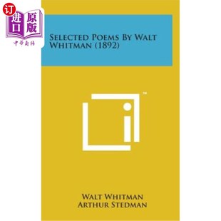 Walt Whitman 1892 海外直订Selected 沃尔特·惠特曼诗选 Poems