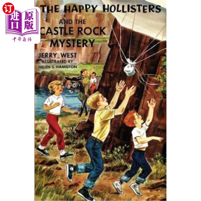 海外直订The Happy Hollisters and the Castle Rock Mystery 快乐的回廊和城堡岩石之谜