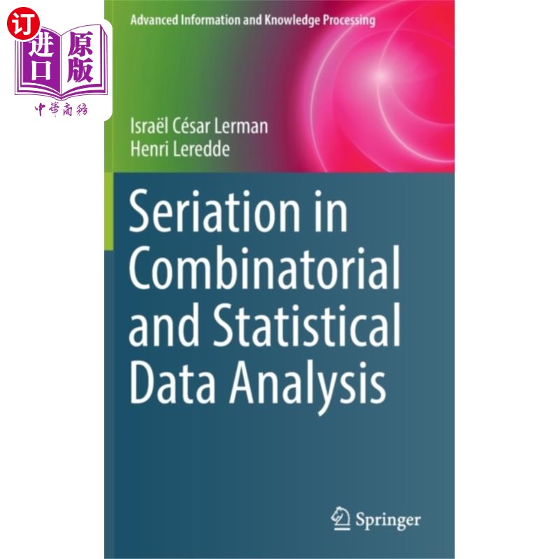 海外直订Seriation in Combinatorial and Statistical Data ... 组合与统计数据分析中的序列