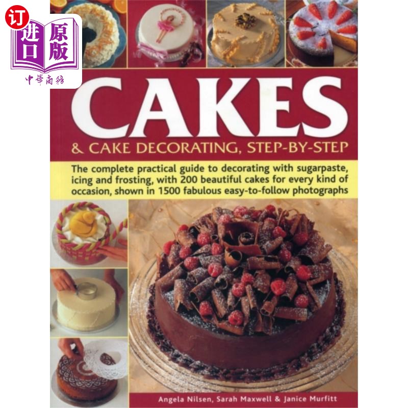 海外直订Cakes & Cake Decorating, Step-by-Step 蛋糕和蛋糕装饰，一步一步