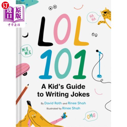 海外直订Lol 101: A Kid's Guide to Writing Jokes 哈哈101:孩子写笑话指南