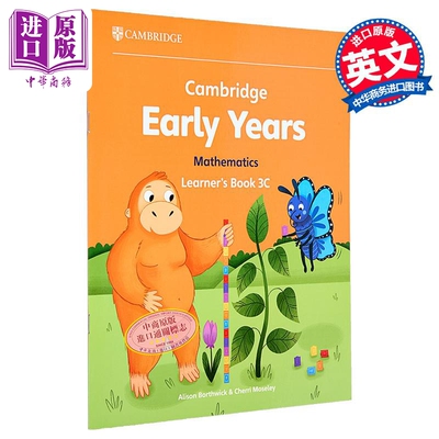 剑桥早教数学 课本3C Cambridge Early Years Mathematics Learner’s Book 3C【中商原版】