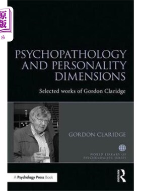 海外直订Psychopathology and personality dimensions 精神病理学和人格维度