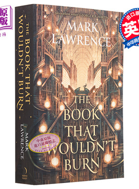 预售 图书馆三部曲系列 第1部 不会燃烧的书 The Book That Wouldn t Burn 英文原版 Mark Lawrence 奇幻小说【中商原版】