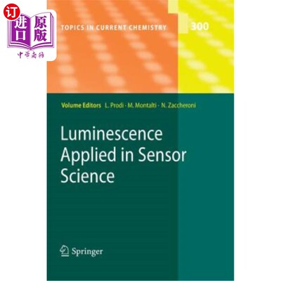 海外直订Luminescence Applied in Sensor Science 发光在传感器科学中的应用