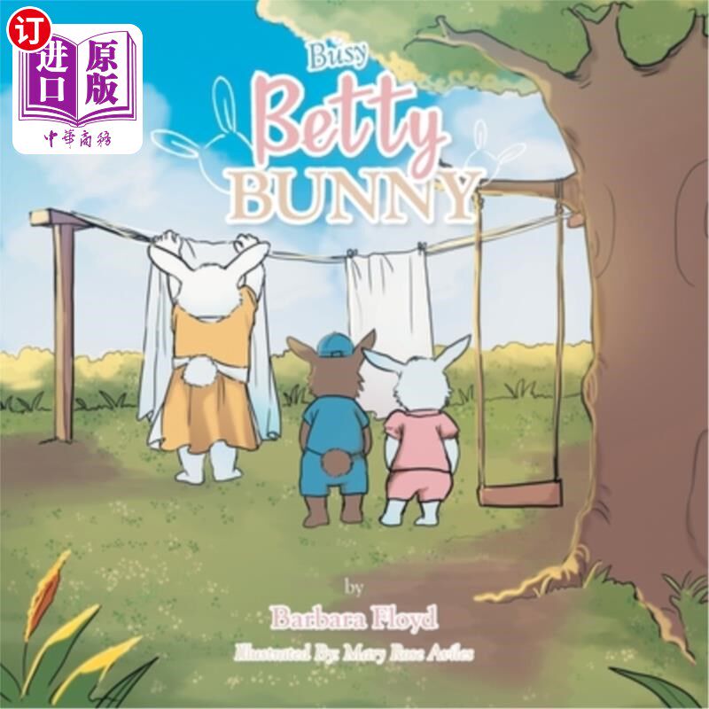 海外直订busy betty bunny 忙着贝蒂兔子