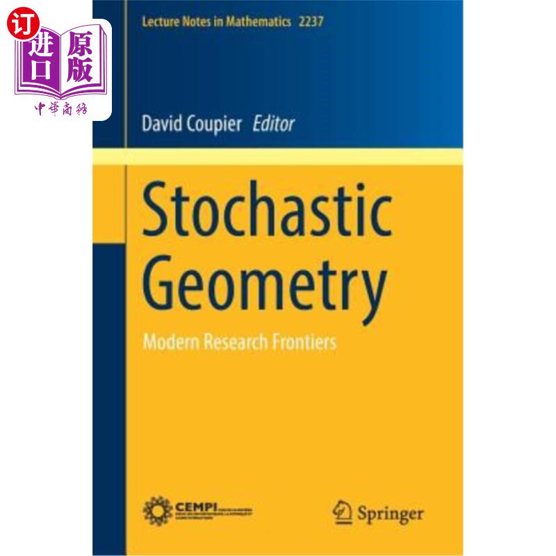 海外直订Stochastic Geometry: Modern Research Frontiers 随机几何：现代研究前沿