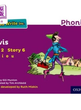 海外直订Read Write Inc. Phonics: Purple Set 2 Storybook 6 Elvis 读写公司语音：紫色集2故事书6猫王