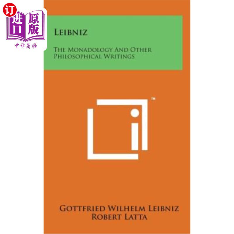海外直订Leibniz: The Monadology and Other Philosophical Writings 莱布尼茨：单子学和其他哲学著作