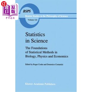 海外直订Statistics in Science: The Foundations of Statistical Methods in Biology, Physic 科学统计学：生物学、物理学